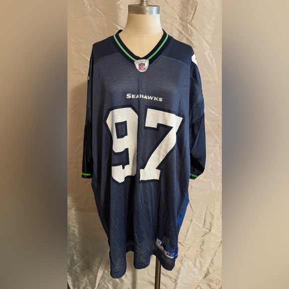 Reebok NFL Seahawks KERNEY #97 Jersey - SZ 2XL - Picture 1 of 5